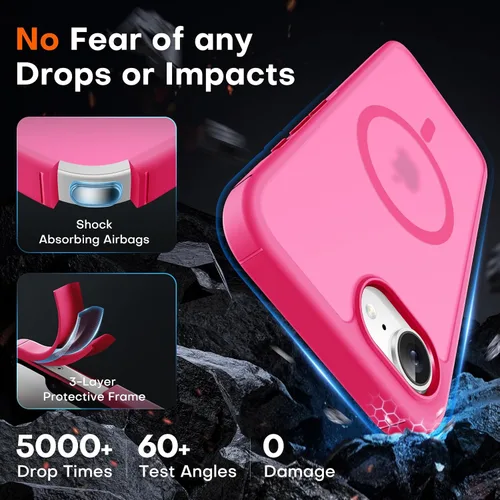 Miniatura 166 de TOCOL Funda para iPhone 11, compatible con Magsafe, protección completa de cámara, imanes integrados, protección contra caídas, funda translúcida