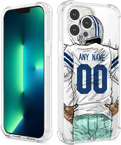 Miniatura 20 de Funda protectora personalizada con nombre y números para iPhone 15, 14, 13, 12, 11 Xs Max XR 8 7 6 Plus 11 Pro Mini, delgada, a prueba de golpes