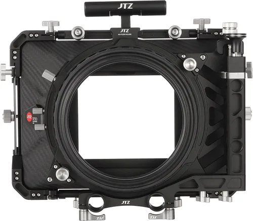 Miniatura 2 de JTZ DP30 Cine Lens Fibra de Carbono 4x4 Swing-Away Caja Mate con 0.591 in/0.748 in Rod Rail Rig para Sony FS5 FS7 ARRI RED Canon C100 C200 C300 BM D
