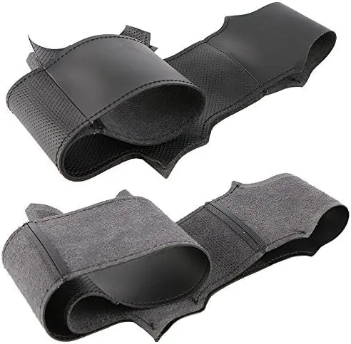 Miniatura 5 de Funda de volante de automóvil original personalizada, trenza de cuero negro para volante, para Nissan para X-Trail (T30) 2001-2003