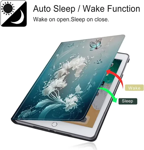 Miniatura 3 de Funda para Galaxy Tab S7 FE 5G 2021 Funda inteligente de piel sintética con soporte ajustable y funda de encendido y apagado automático para Samsung
