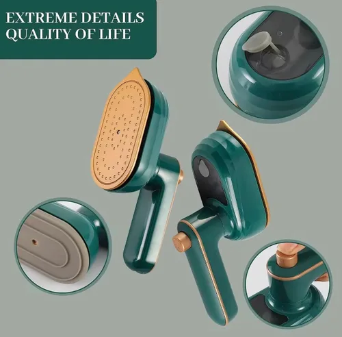 Miniatura 3 de Mini plancha de viaje plegable, vaporizador portátil compacto para ropa, doble voltaje, calentamiento rápido, ligero para uso doméstico y de viaje