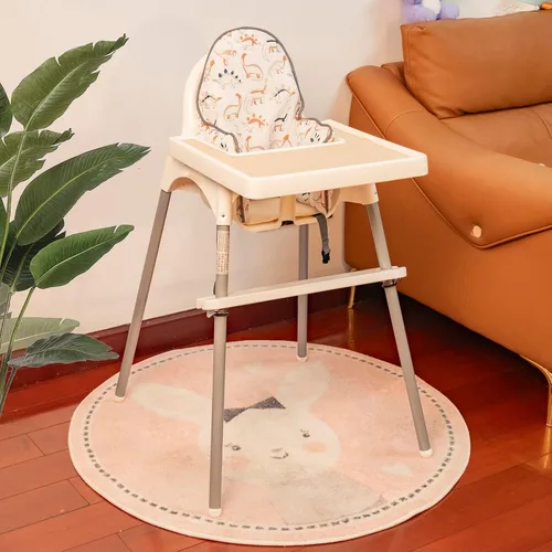 Miniatura 2 de Cojín inflable de apoyo para silla alta IKEA, cojín para silla alta de bebé con impresión colorida, cojín inflable incluido (dinosaurios)