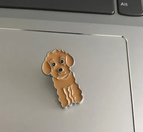 Miniatura 54 de Broche de perro carlino encantador para mascotas, broche de ramillete de metal, placa de identificación para perro, regalo de cumpleaños de Navidad