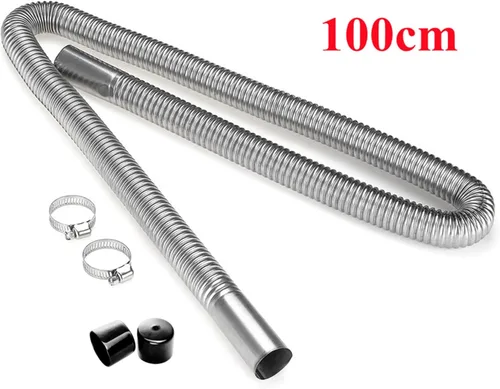 Miniatura 5 de 1 paquete de tubo de silenciador de escape para calentador de aire de estacionamiento de 2.5cm/1 pulgada de diámetro interior para calentador diésel