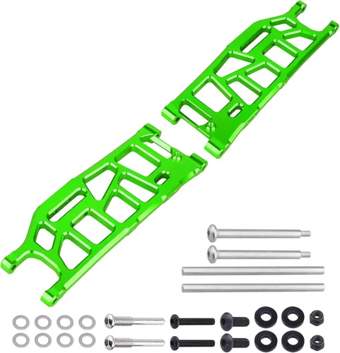 Brazos de suspensión inferiores traseros de aluminio para Arrma 1/8 Kraton/Outcast/Notorious/Talion 6S BLX, piezas de actualización, reemplaza Verde