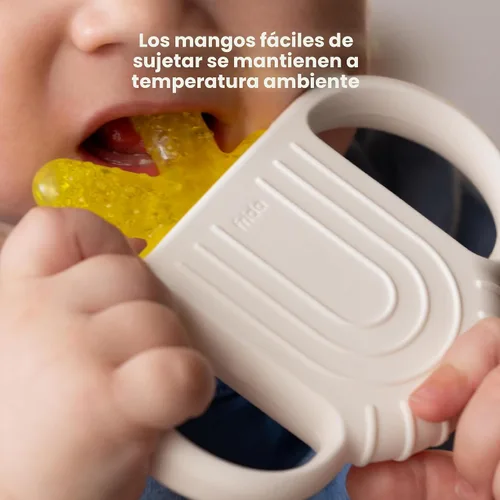 Miniatura 3 de Frida Baby Juguetes de Dentición de Silicona, Mordedor 4-en-1 para Bebés y Lactantes, Alivio para la Dentición de 0-18 Meses, Mordedor para Bebés No