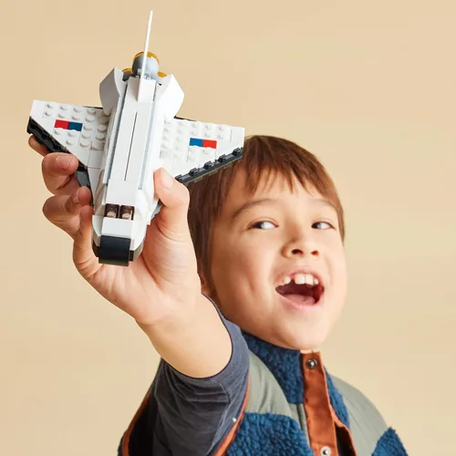 Miniatura 2 de LEGO Creator 3 en 1 Juguetes de transbordador espacial - Juego de construcción de juguetes espaciales para niños y niñas, de 6 años en adelante