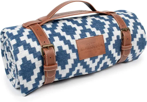Miniatura 10 de Komorebi Manta de picnic extragrande – 78 x 59 pulgadas – Manta impermeable para exteriores, plegable y portátil a prueba de arena – Tapete de viaje