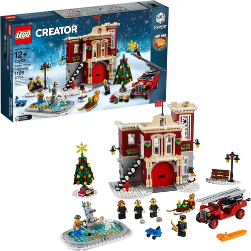 LEGO Creator Expert Winter Village Fire Station 10263 Kit de construcción (1166 piezas)