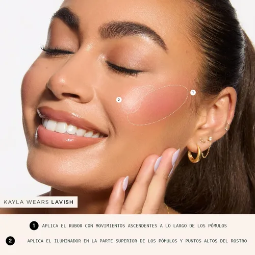 Miniatura 4 de Tarte Rubor de arcilla amazónica de 12 horas, pigmento mineral transparente con vitamina E y aceite de oliva para una cobertura ligera, duradera