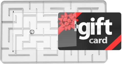 Laberinto Porta Tarjeta de Regalo, Caja de Rompecabezas para Cumpleaños o Festivos - Rellenos para Calcetas para Adolescentes y Adultos