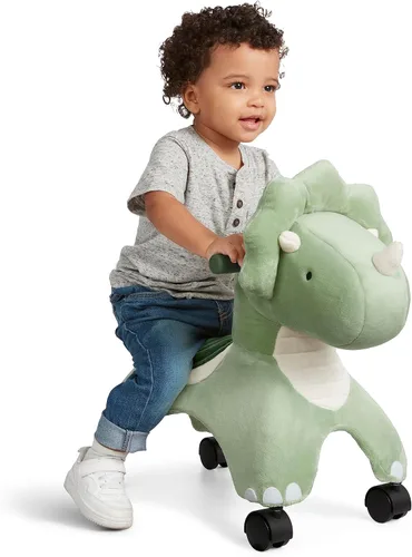 Radio Flyer - Juguetes de montar para niños pequeños de peluche animal – Paseo suave y suave para niños de 1 a 3 años, juguete de paseo interior