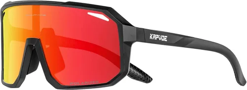 Miniatura 8 de KAPVOE Gafas de sol polarizadas para ciclismo, deportes, UV400, para correr, pesca, béisbol, para hombres y mujeres, K62 Azul