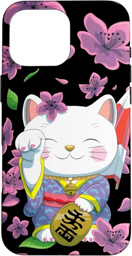 Miniatura 19 de Funda para iPhone 13 Pro Max Japanese Maneki Neko Lucky Cat