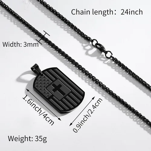 Miniatura 6 de Zocomi Rellenos de Media Navideña Regalo de Navidad - Para Mi Hijo Papá Hermano Marido Nieto Abuelo Novio Hombre Etiqueta de Perro Cruz Collar