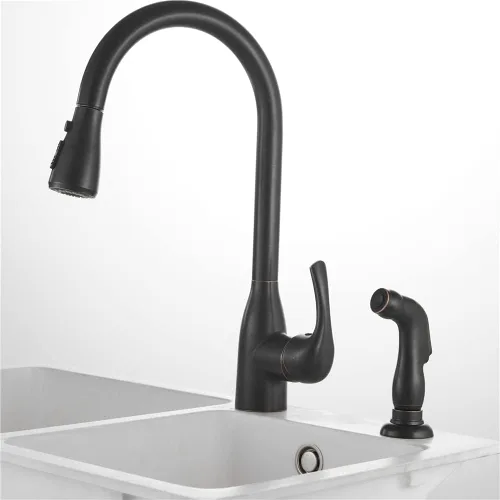 Miniatura 2 de Cabezal rociador lateral para fregadero de cocina, cabezal rociador con manguera y soporte de repuesto para grifo de conector de fregadero de 1/4