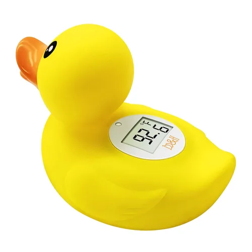 B&H Termómetro de baño para bebé de pato para medir con precisión la temperatura del agua del bebé, sin BPA, juguete flotante de seguridad para