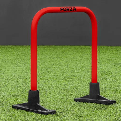 Miniatura 12 de FORZA Arcos de paso de fútbol profesional Juego de 4 objetivos de fútbol de nivel élite para mejorar las técnicas y la precisión de los pases