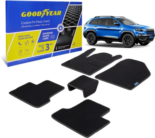 Miniatura 24 de Goodyear Alfombrillas de automóvil para todo tipo de clima, ajuste personalizado para Toyota 4Runner 10-12, juego de 5 piezas, revestimientos