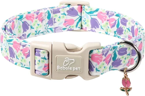 Miniatura 36 de Collar de otoño para perro, lindo collar de cachorro con hojas de otoño, ligero, cómodo, ajustable, para mascotas pequeñas, medianas y grandes