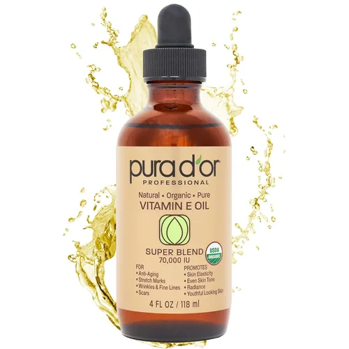Miniatura 5 de PURA D'OR Aceite de ricino orgánico (4 onzas + 2 cepillos prellenados de pestañas y cejas de tiempo limitado) 100% puro, prensado en frío, suero