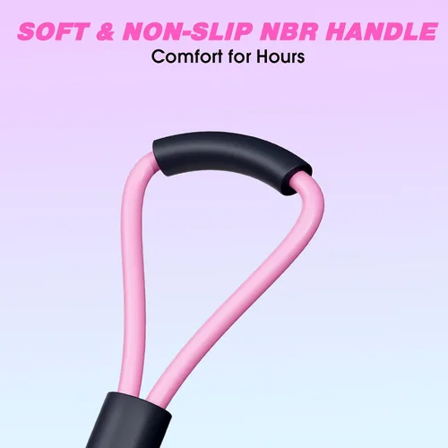 Miniatura 6 de Figura 8 bandas de resistencia con asas, juego de 3 (20 libras, 30 libras, 40 libras) para entrenamiento de brazos, hombros y cuerpo completo