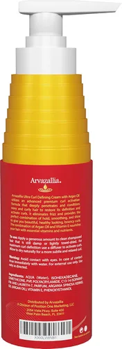 Miniatura 6 de Crema de ultra definición para rizos, con aceite de argán por arvazallia para cabello ondulado y rizado