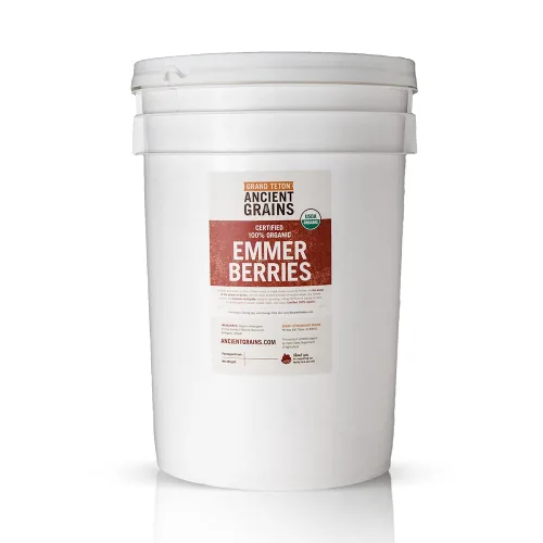 Miniatura 8 de Grand Teton - Granos antiguos de trigo emmer, 100% bayas orgánicas, bayas de trigo emmer orgánico de grado alimenticio premium, trigo farro