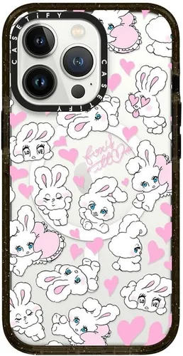 Miniatura 358 de Funda Impact de CASETiFY para iPhone 13 Pro Max con Magsafe - Estuche Claro Cuento de Invierno - Claro Negro Estuche transparente Winter Tale