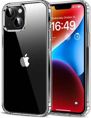 Miniatura 66 de HOOMIL Funda para iPhone 7 Plus/iPhone 8 Plus de 5.5 pulgadas, no amarillea, protección contra caídas, cubierta trasera dura transparente