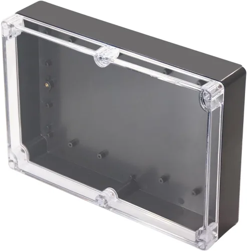 Miniatura 19 de Caja de proyecto IP65 Caja de conexiones impermeable ABS cajas eléctricas negras para bricolaje, Estuche electrónico para proyectos de energía, Caja