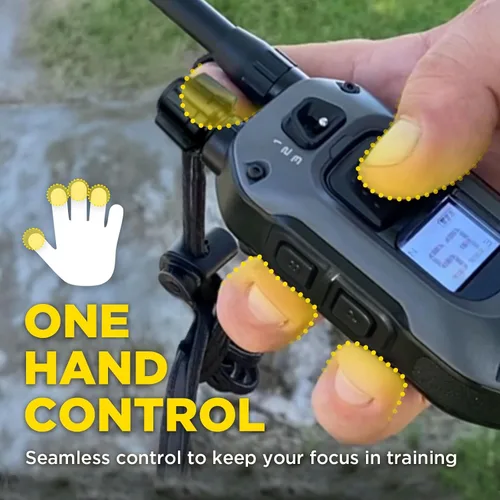 Miniatura 8 de Dogtra Collar de Entrenamiento 280X con Control Remoto [Nueva Edición] 10 libras+, Alcance de 1/2 Milla, Luz LED, 100 Niveles de Control Preciso