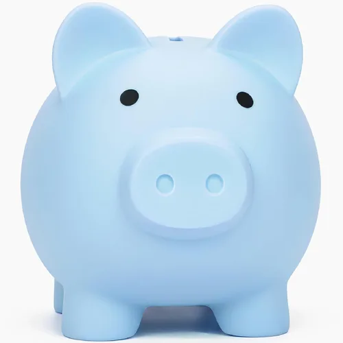 Miniatura 14 de Alcancía para Sbrvaniy Piggy Coin Banks para niños y niñas, mi primer banco de dinero de plástico irrompible tamaño S/M/L decoración ahorro Navidad