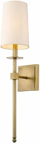 Miniatura 9 de Z-Lite 1 aplique de pared ligero 811-1S-BN, níquel cepillado