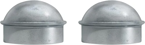 Miniatura 8 de VIVIDA Tapas de poste de enlace de cadena de 2-3/8 pulgadas, 2 unidades, tapas de poste de valla galvanizadas, para tubo de diámetro exterior
