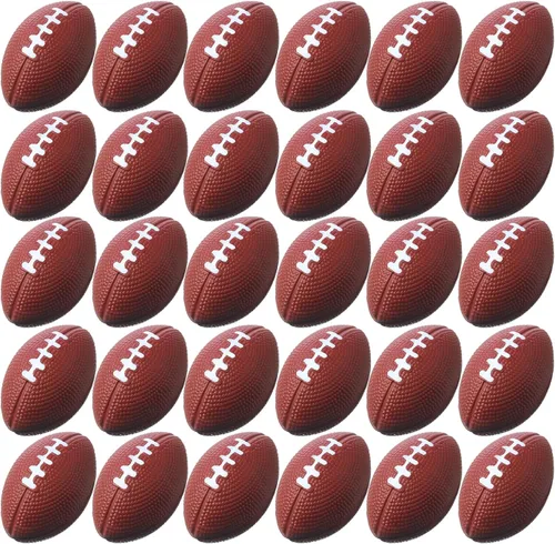 Miniatura 11 de Blulu Paquete de 30 mini bolas de fútbol de espuma para el estrés a granel de 2.17 pulgadas para niños y adultos, regalo de fiesta escolar, pequeño