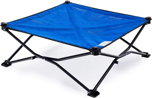 Miniatura 9 de Coolaroo On-The-Go - Cama elevada para perros plegable y portátil con tela transpirable y resistente a la humedad, bolsa de transporte incluida