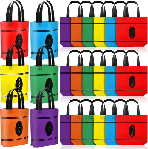 Hosuly 24 bolsas de crayón para el regreso a clases, bolsas de regalo de fin de año, a granel, decoración para apreciación de profesores,