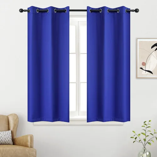 Miniatura 33 de YGO - Cortinas verdes de 183 cm de ancho por 213 cm de largo para dormitorio - Cortinas opacas con ojales en la parte superior, extra anchas