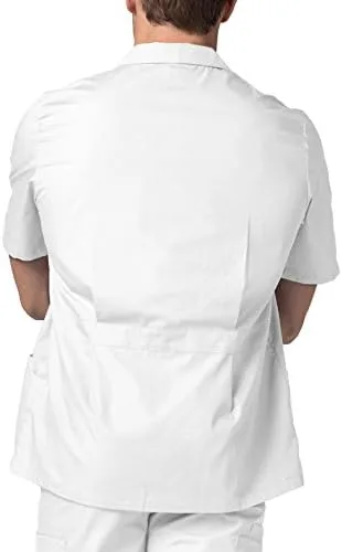 Miniatura 2 de Adar Universal Scrubs - Chaqueta de manga corta con cremallera para hombre