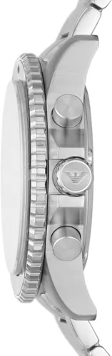 Miniatura 3 de Emporio Armani World Explorer Dive-Inspired Men's Watch with Stainless Steel, Silicone or Leather Band