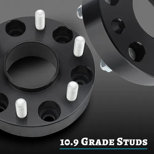 Miniatura 45 de IRONTEK Espaciadores de rueda de 2 pulgadas de 0.236 x 5.315 in para F150 (orificio de cubo de 3.429 in, pernos M14x2) 0.236x5.315 in a 0.236x5.315
