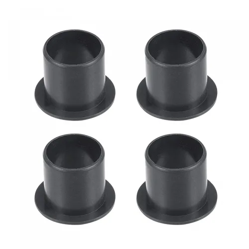 Miniatura 6 de uxcell - Cojinetes de manga con brida, 12 mm de diámetro interior, 14 mm de diámetro exterior, 10 mm de longitud, buje sin aceite envuelto en POM
