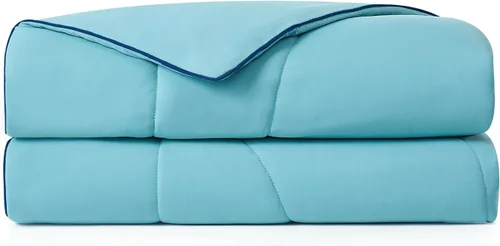 Edredón refrescante Dream Valley Outlast® Twin XL, Manta de enfriamiento de grado NASA para personas que duermen con calor, Edredón lujoso para Azul