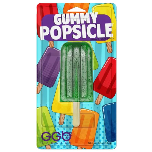 Miniatura 10 de Paleta de gomita: un regalo genial con una variedad de opciones de sabor, por GGB Candies (frambuesa azul, paquete de 2)