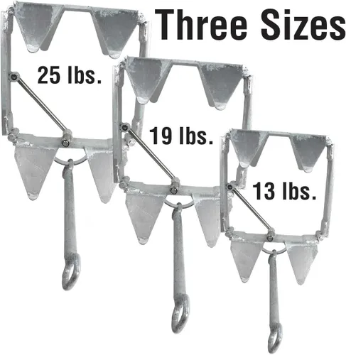 Miniatura 6 de Seachoice Anclaje plegable de acero galvanizado en caliente