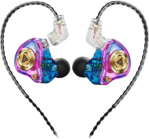 Miniatura 13 de Piluyaa Auriculares con cable para juegos IEM con 1DD, QKZ ENZO en el oído, auriculares de alta fidelidad, sonido de graves con nuevo controlador