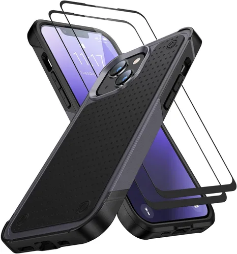 Miniatura 301 de Jeylly Funda para iPhone SE/Funda para iPhone 5S, Exterior de Plástico Duro que Absorbe Golpes + Interior de Silicona de Goma Defensor contra