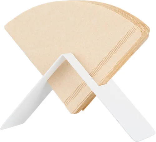Miniatura 8 de 2 soportes para papel de filtro de café, de acero inoxidable, dispensador de papel de café, soporte para filtros #1, #2, #4, #6 (negro)